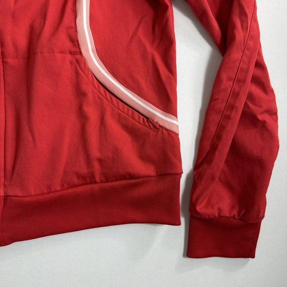 Vintage Y2K Nike Athletic Track Jacket Women Size Large Red Active Training - Picture 4 of 8